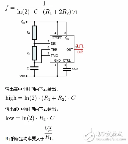 555定时器产生方波原理（五款555定时器产生方波的电路详解）