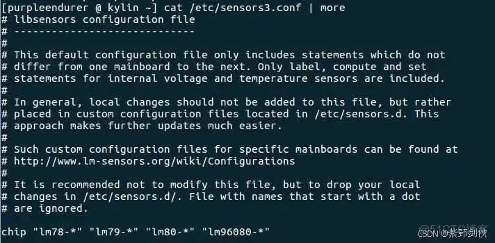 Linux shell编程学习笔记86：sensors命令——硬件体温计_linux_02